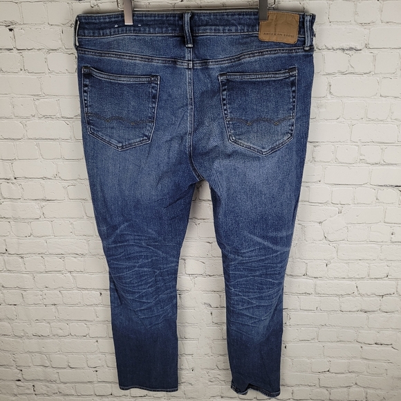 AMERICAN EAGLE | Next Level Airflex skinny distressed busted knee jeans - Picture 2 of 10